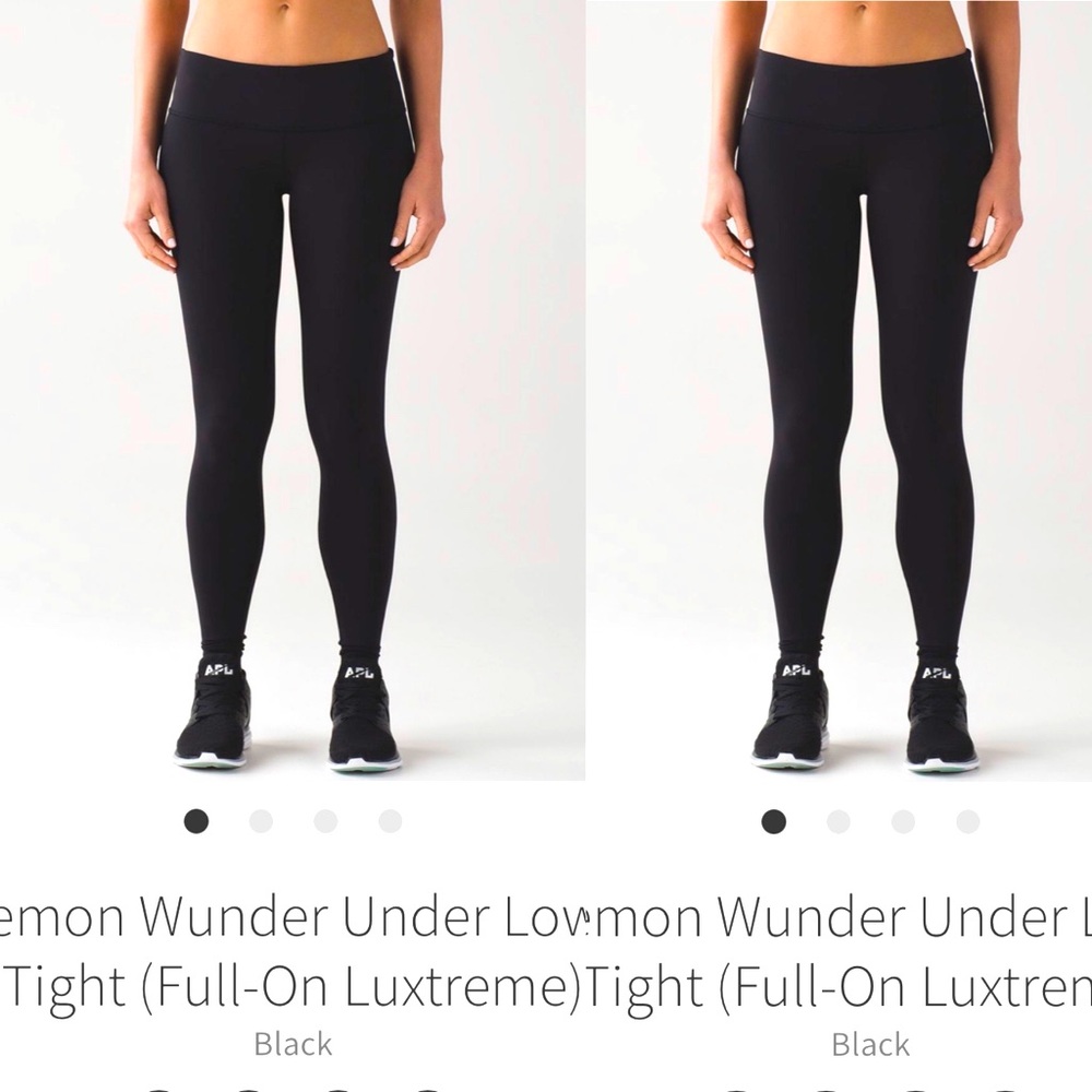 Two Pairs of Lulu leggings- For only 170